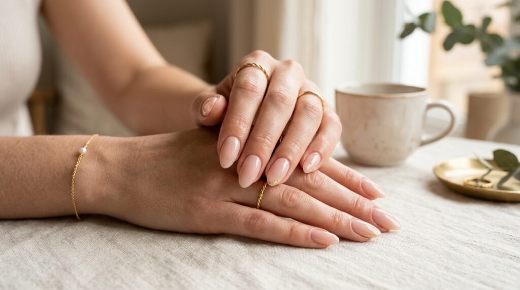 classy biab nails