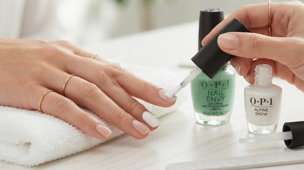 Nail Envy used as a base coat before nail polish