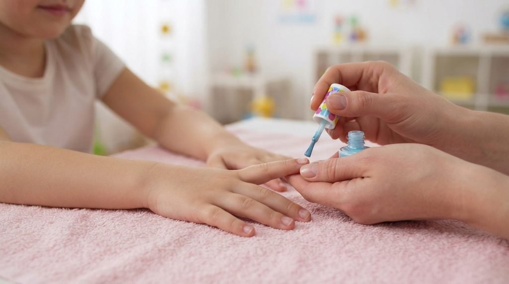 How to Apply Kids Nail Polish Step by Step