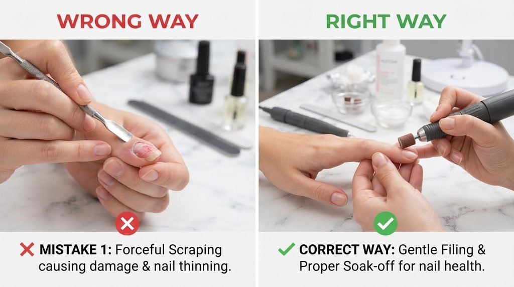 BIAB Removal Mistakes to Avoid