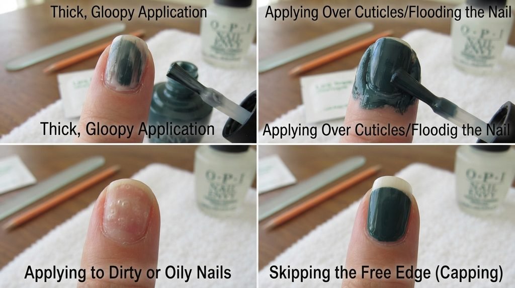 Common Nail Envy application mistakes to avoid