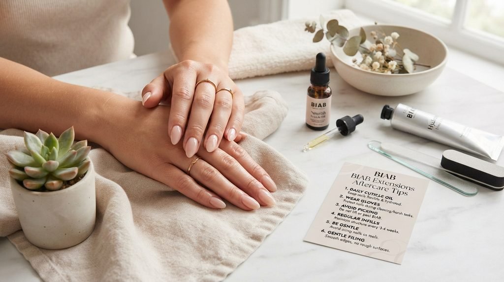 BIAB Extensions Aftercare Tips