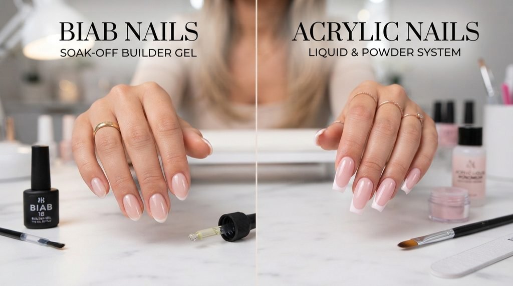 BIAB vs Acrylic Nails