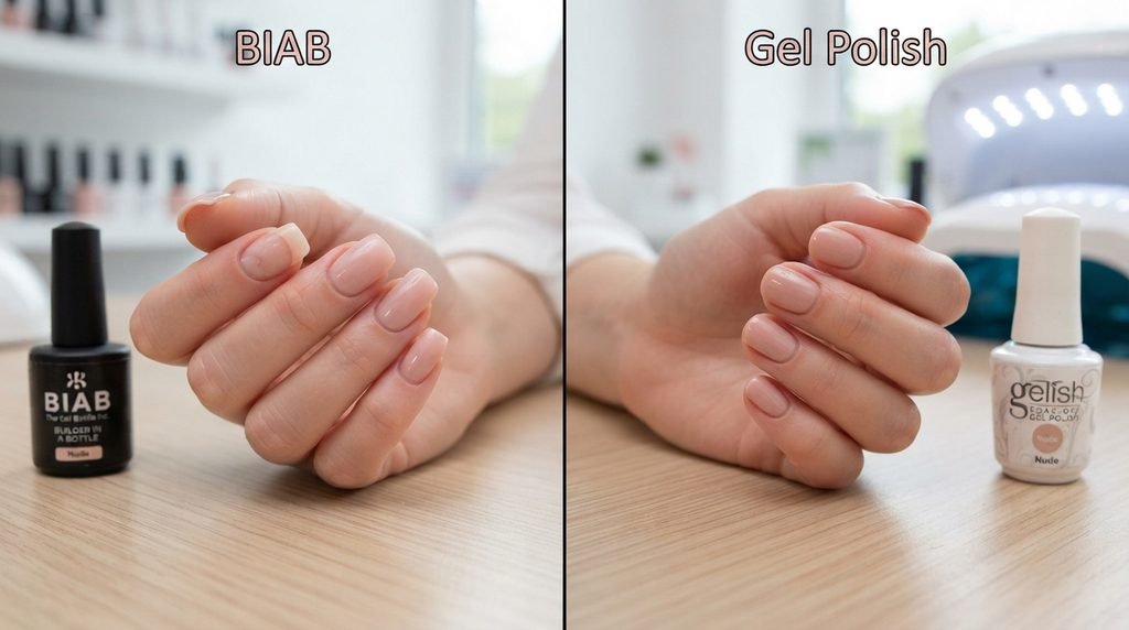BIAB Nails vs Gel Polish
