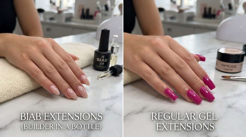BIAB Extensions vs Regular Gel Extensions