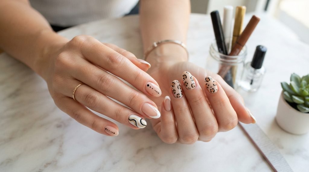 Creating easy nail art designs