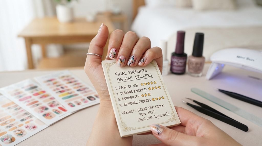 Final Thoughts on Nail Stickers