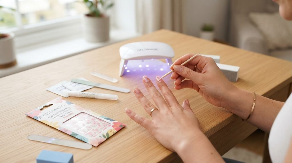 Gel Nail Stickers: A Simple At-Home Manicure Routine
