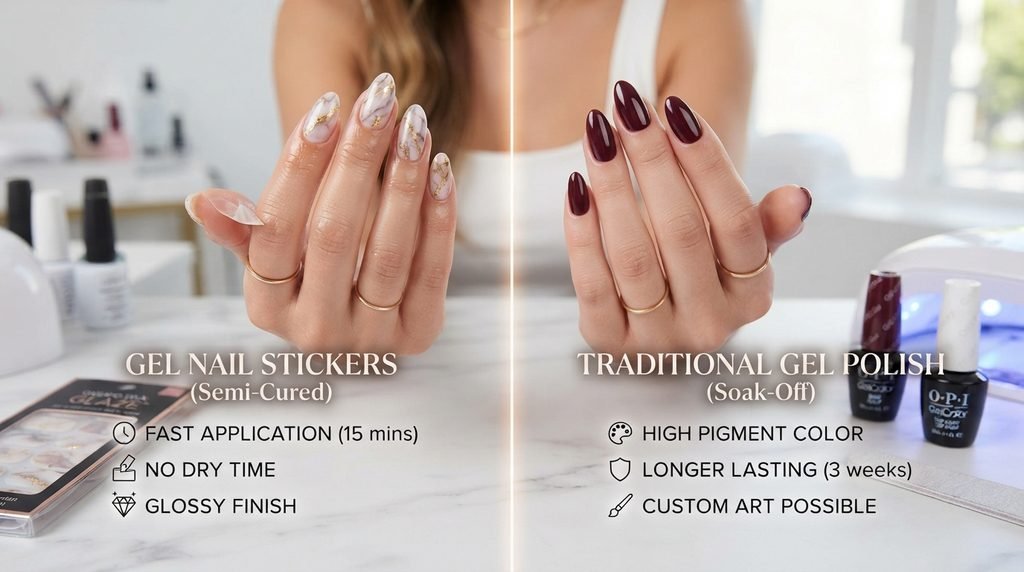 Are Gel Nail Stickers Better Than Gel Polish?