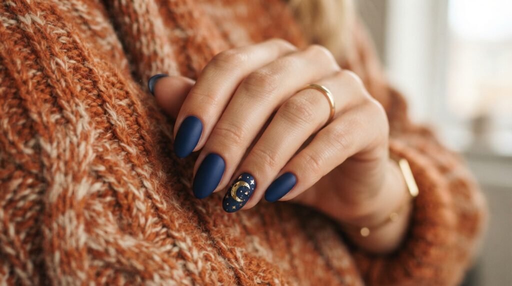 Midnight Blue Autumn BIAB