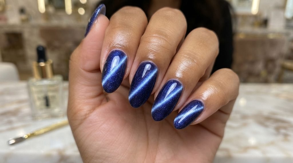strong magnetic cat eye nail effect