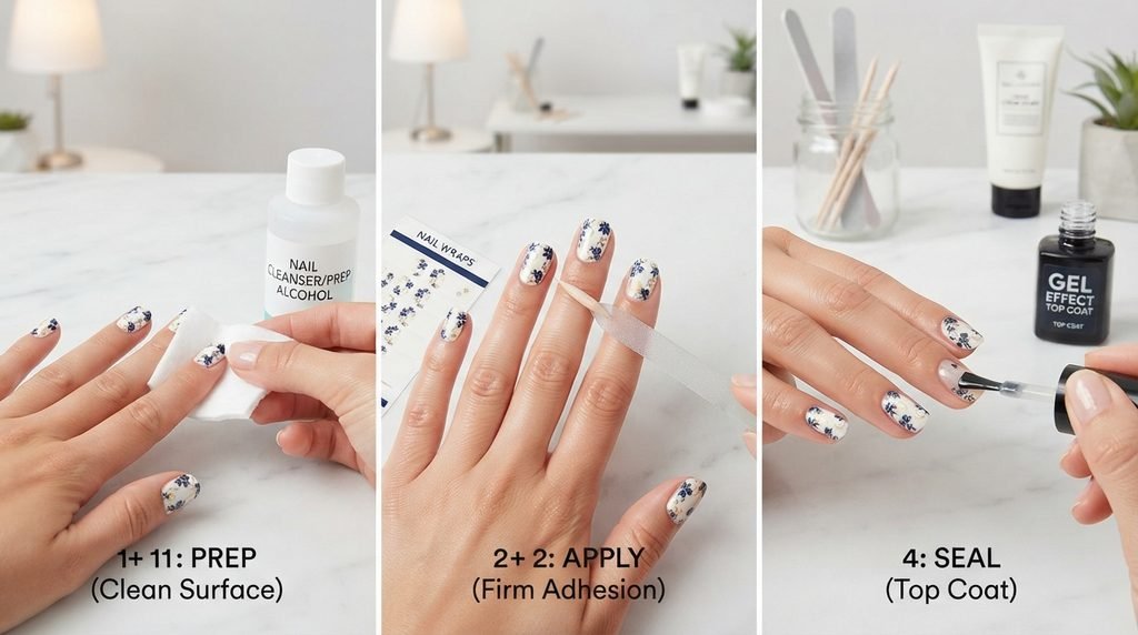 How to Make Nail Polish Stickers Last Longer
