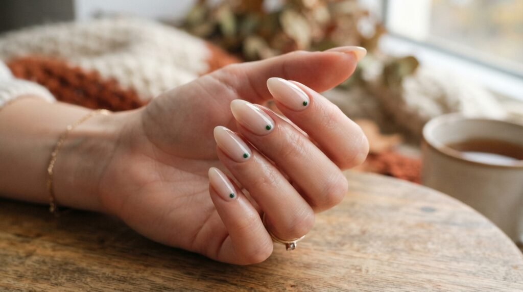 Minimalist Autumn BIAB Nails