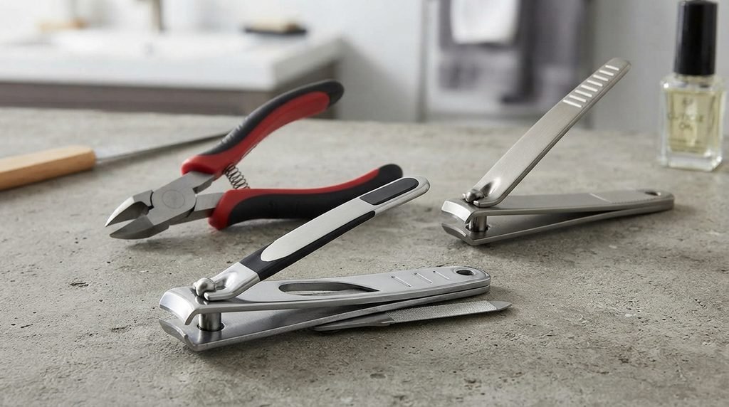 Nail clippers for thick nails