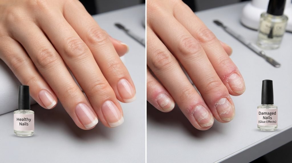Can Nail Glue Damage Natural Nails?