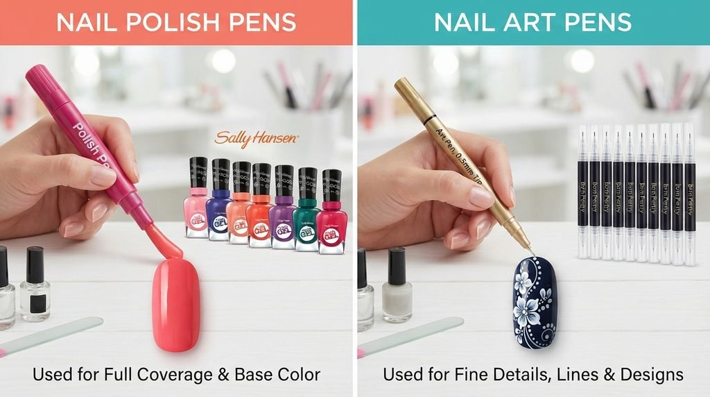Nail polish vs nail art