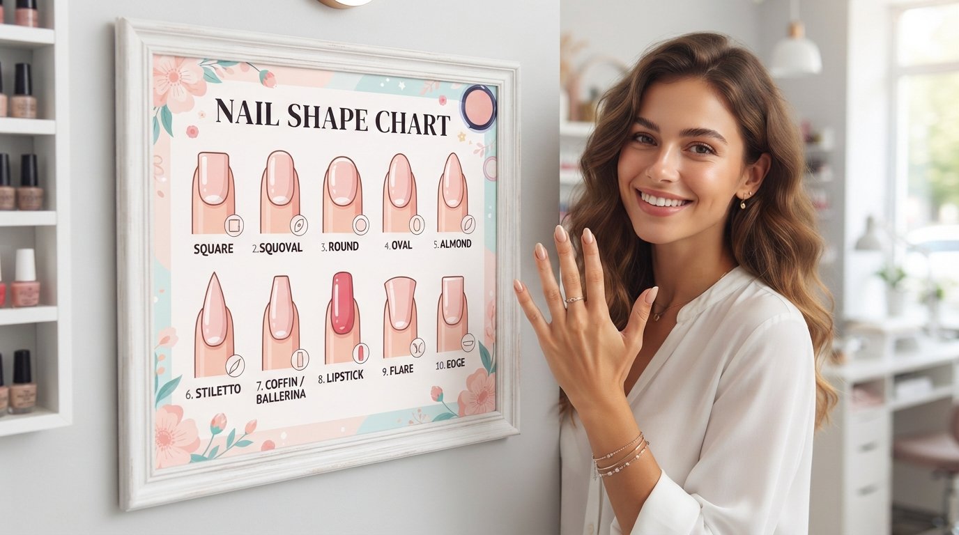 nail shape chart