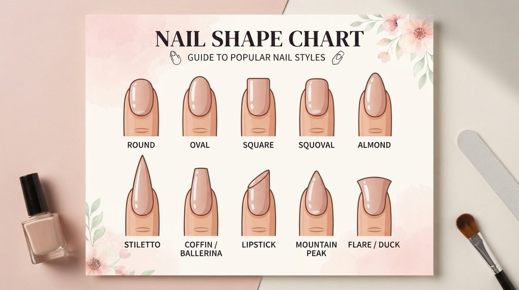 What Is a Nail Shape Chart?