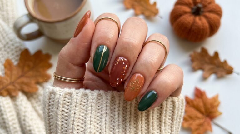 October biab nails