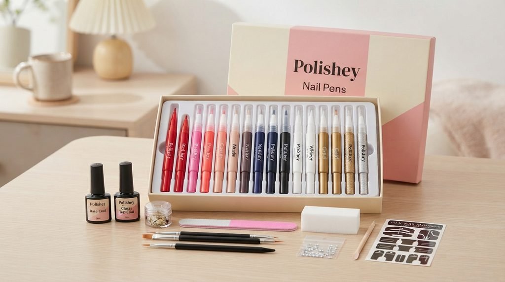 Polishey nail pens set contents
