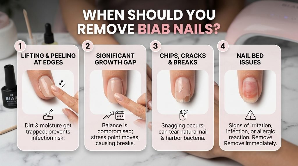 When Should You Remove BIAB Nails?
