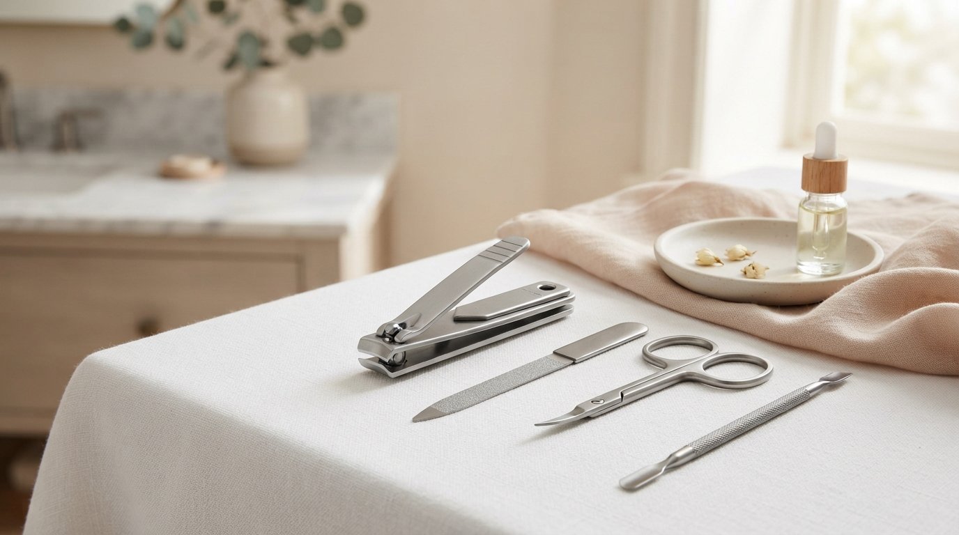 Professional nail clippers with nail care tools