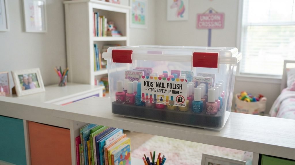 How to Store Kids Nail Polish Safely