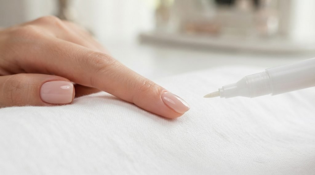 Using nail pens guide