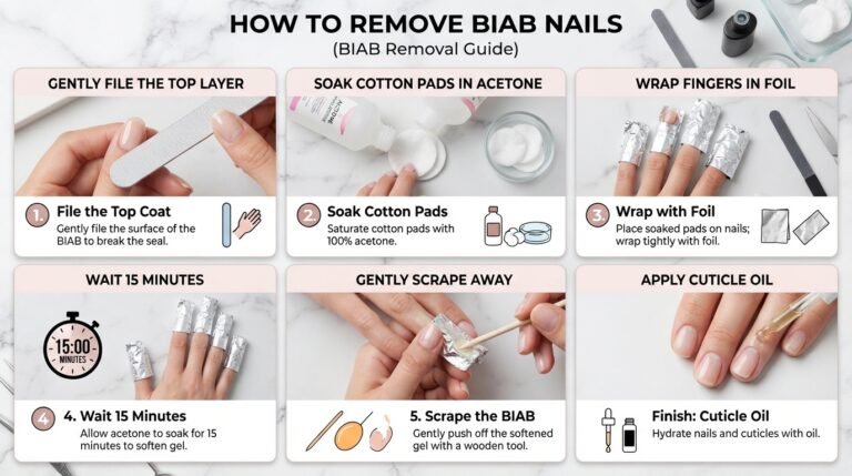 How to Remove BIAB Nails Safely at Home: A Complete Step-by-Step Guide